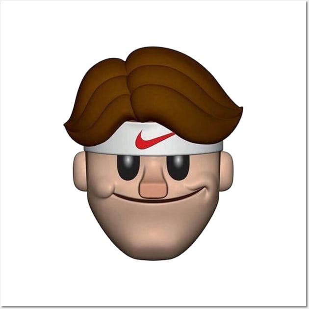 SPORT ROGER FEDERER EMOJI BEST Wall Art by JayaUmar329